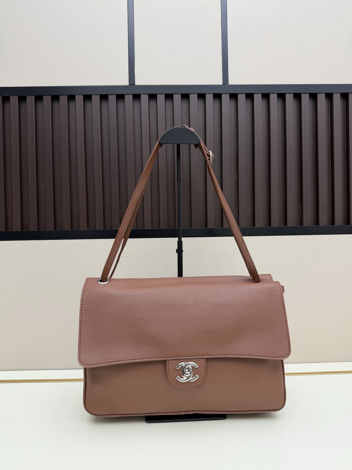 Chanel Classic Flap Bag – Brown Caviar Leather