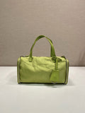 Prada Re-Edition Nylon Barrel Bag – Lime Green
