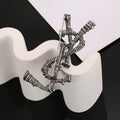YSL Vintage Silver Brooch