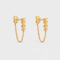 18K Celine Chain Earrings