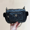 CHANEL CAMERA BAG 23 IN CONGO BLACK SHINY CALFSKIN